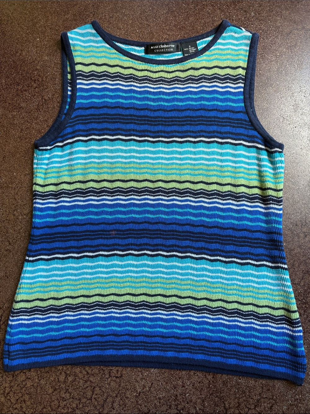 Vintage Liz Claiborne knit tank top